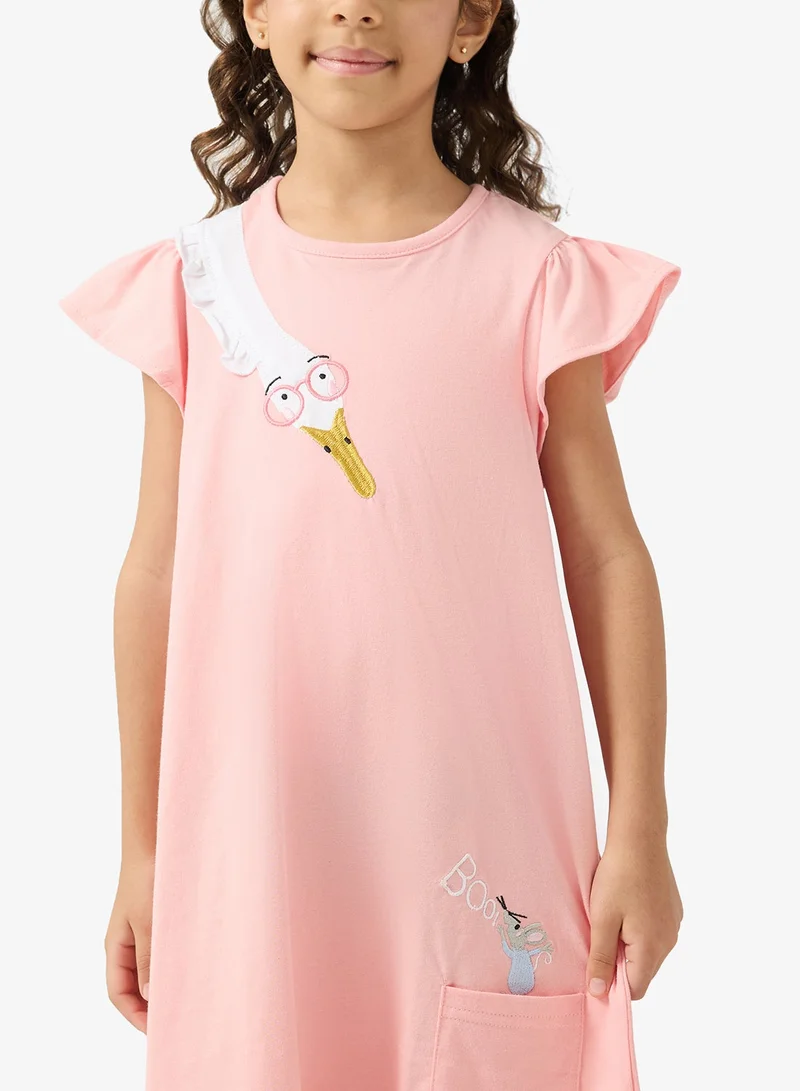 Pinata  Pink Printed Summer Dress for Women | Best Price UAE